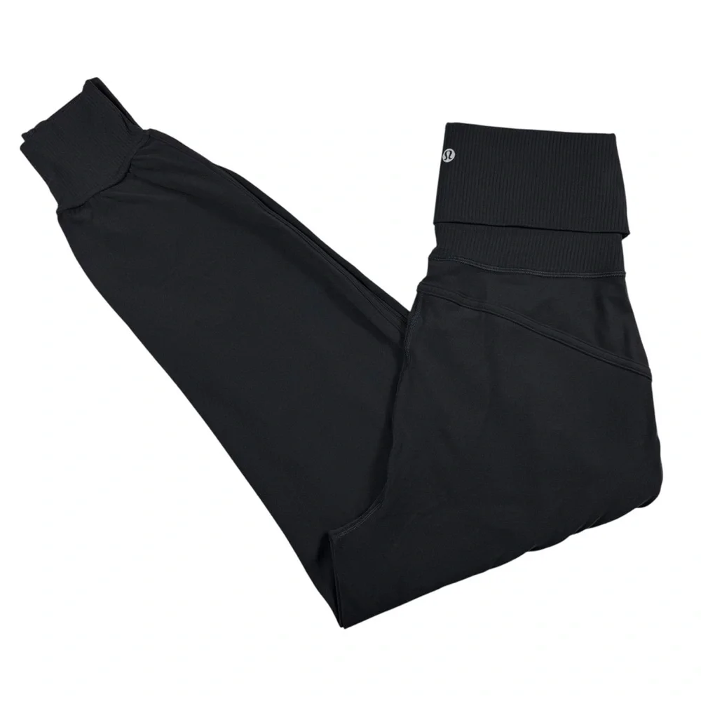 Lululemon Align Super High Rise Ribbed Waist Joggers, 4
